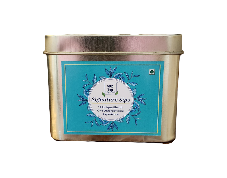 VRD Tea Signature Sips Trial Pack – Explore 12 Exquisite Tea Varieties