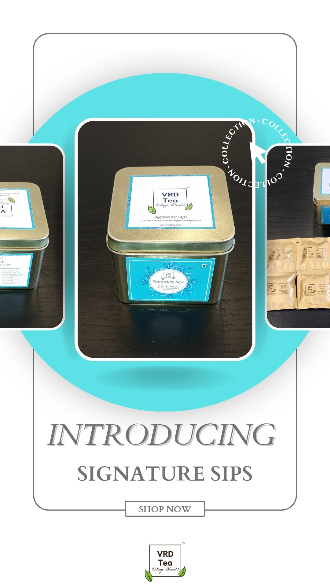 VRD Tea Signature Sips Trial Pack – Explore 12 Exquisite Tea Varieties