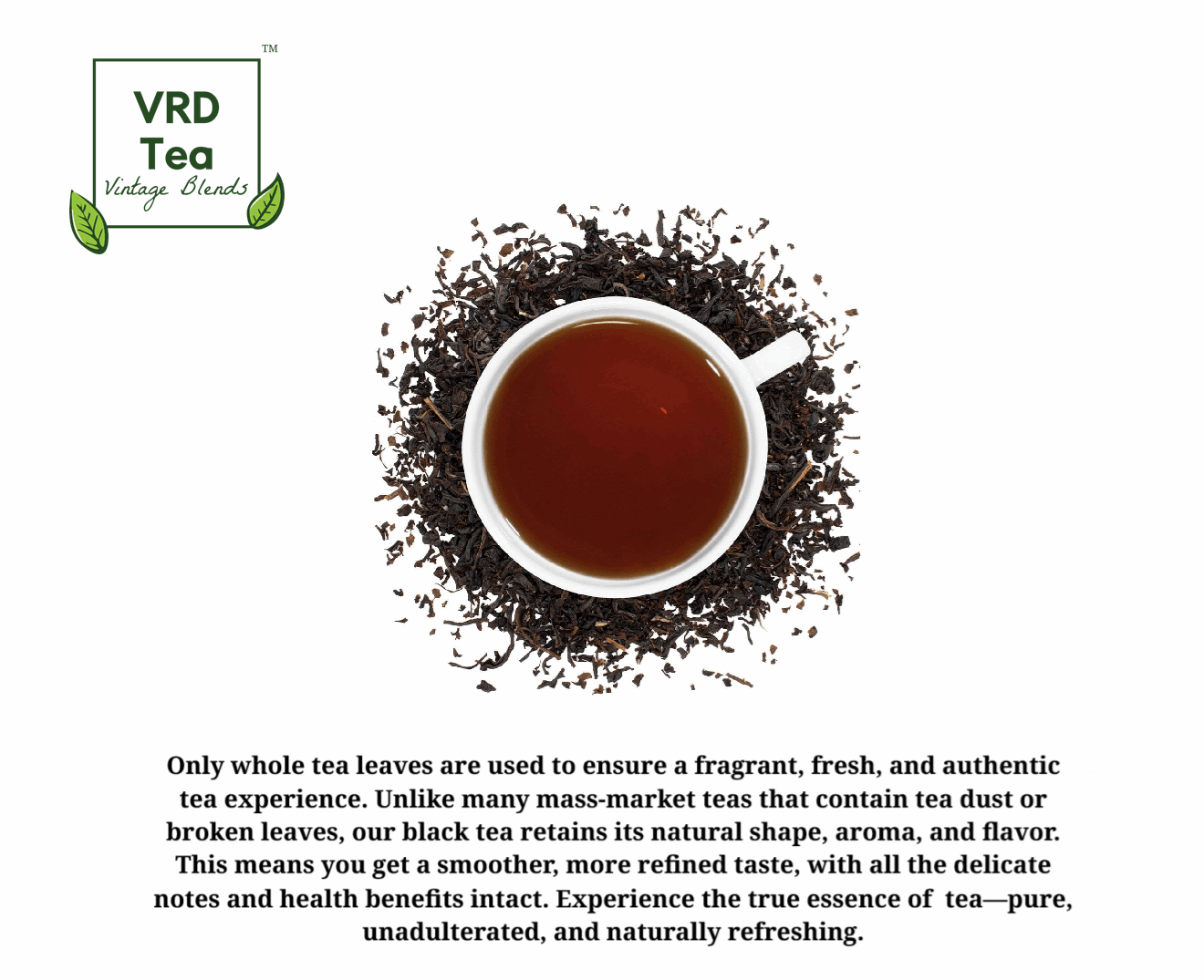 VRD Tea Vintage Blends Prime Flush Orthodox Black Tea (22+2 Dip Bags)