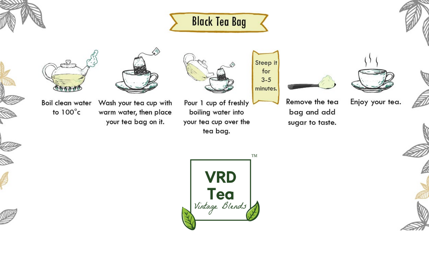 VRD Tea Vintage Blends Prime Flush Darjeeling Tea (22 plus 2 Dip Bags)