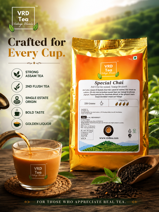 Special Chai – Strong Assam Tea | Single Estate 2nd Flush | VRD Tea Vintage Blends